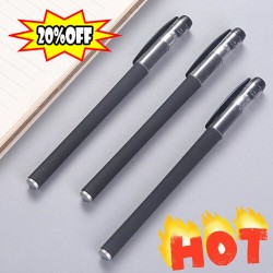 0.5 Black Gel Pen Full Matte Water Pens Writing Stationery Supply Office Z9V7