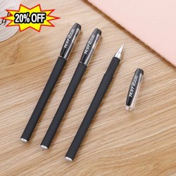 0.5 Black Gel Pen Full Matte Water Pens Writing Stationery Supply Office--- NEW