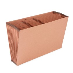 HITOUCH BUSINESS SERVICES Heavy Duty Reinforced Accordion File Monthly Index