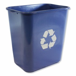 Impact WASTEBASKET 28QT PLST BE 7702BLUR